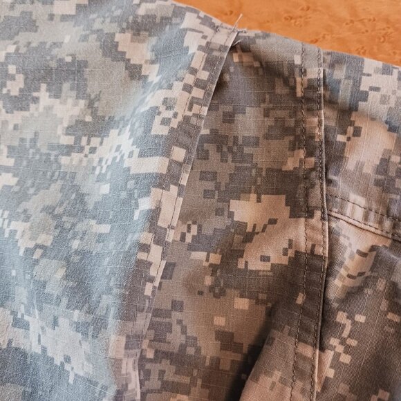 Army Combat Coat Uniform Camo Men's XL Team Soldier Certified Gear 5 Pockets Zip - Picture 7 of 14